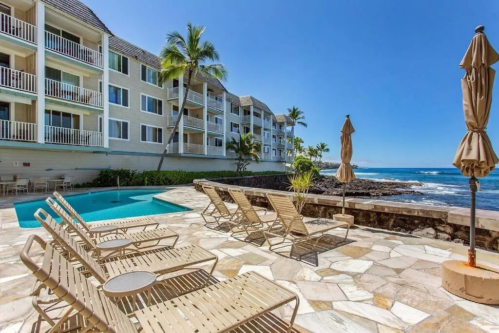 Casa de Férias Oceanfront Condo Stunning Views And Pool - Hale Kona Kai 407 By Casago Kona Kailua-Kona